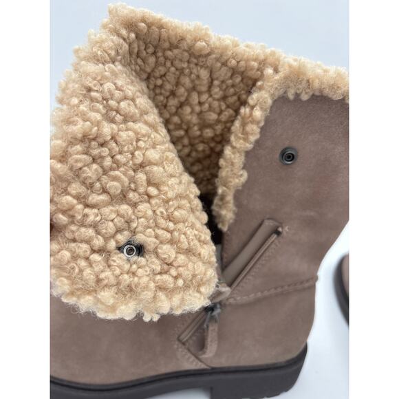 Clarks Opal Zip boots Convertible Ankle or Mid-Calf Boots Size 9.5 WIDE NEW - Picture 10 of 14